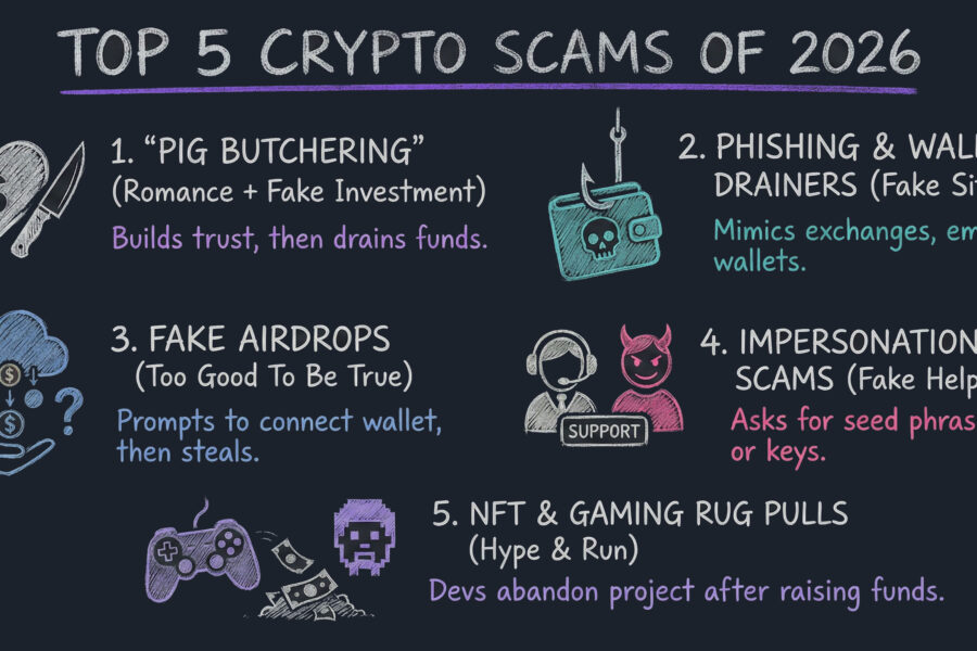 The Digital Wild West: Navigating the Top 5 Crypto Scams of 2026